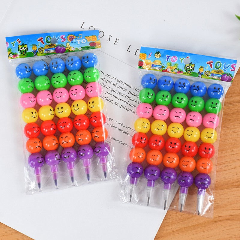 5/10Pcs Lollipop Building Block Crayon Pencil Painting Pen Kids Birthday Party Favors Pinata Fillers Back To School Stationery