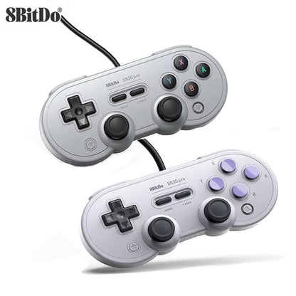 1 Or 2PCS 8BitDo SN30 Pro Wired USB Gamepad for Nintendo Switch Windows 10/11 Compatible with Raspberry Pi Game Controller