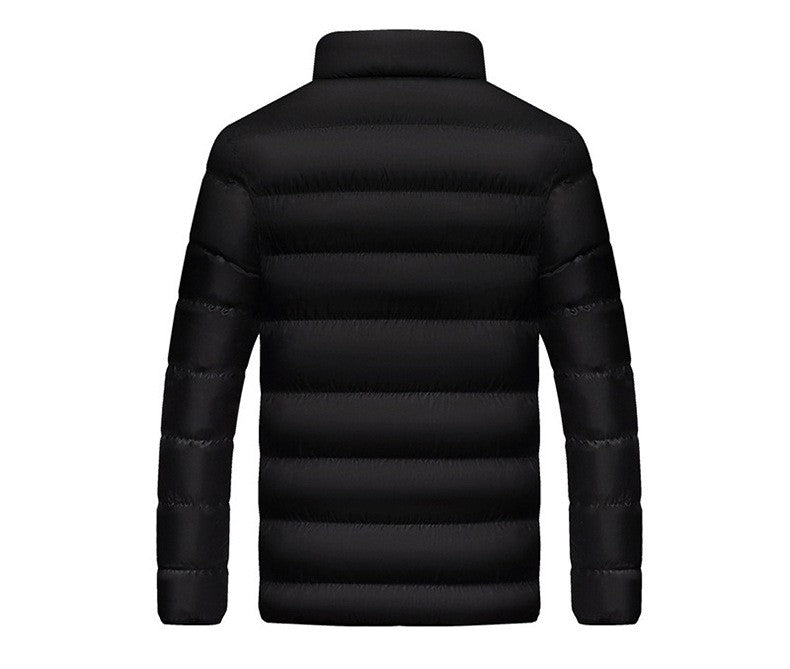 Winter thickened sports cotton jacket men stand-up cardigan outdoor cotton jacket casual jacket warm men's tops