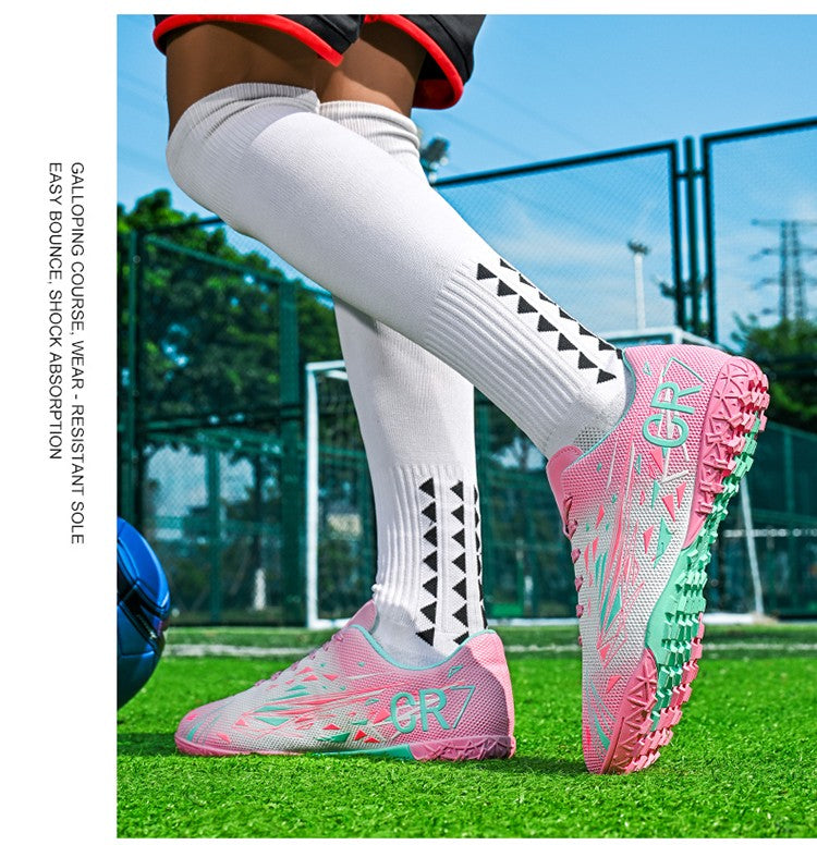 New Men Professional Soft Football Boots Sneakers Match Soccer Shoes Ultralight Futsal High-quality TF/FG Unisex Hot Sale Cleats