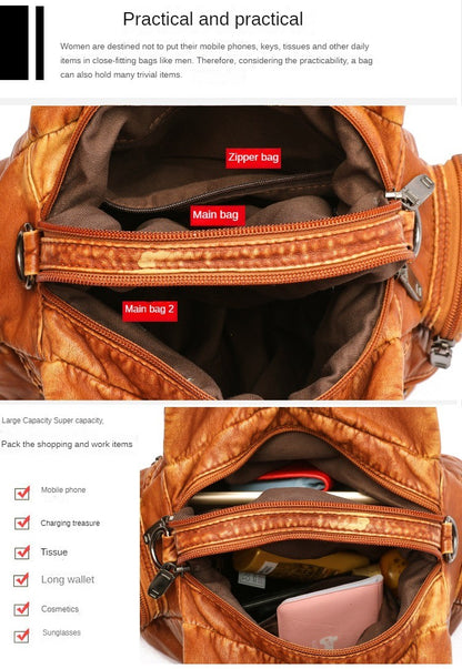 Black Y2k Women Shoulder Bag Vintage Punk Goth Fashion Designer Pu Leather Tote Bag Large Capacity Rivet Motorcycle Handbag