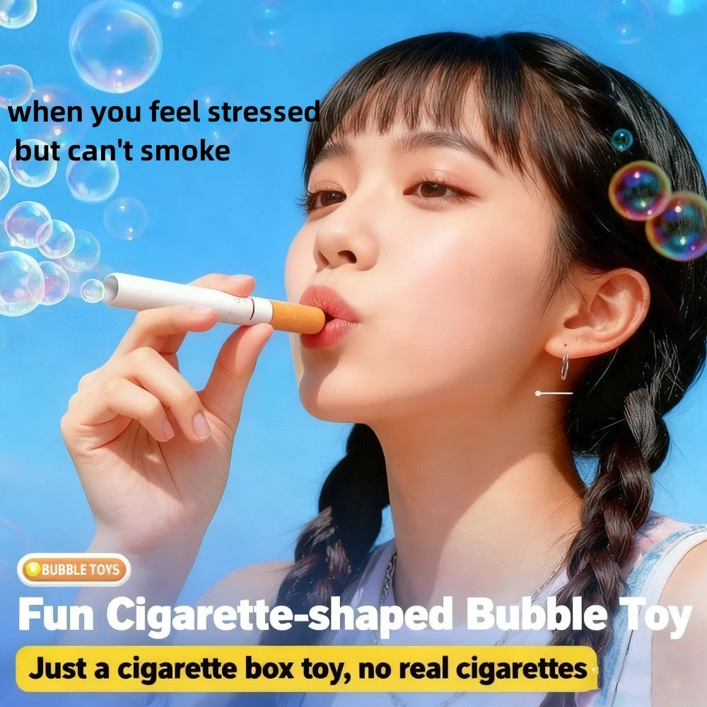 INS Funny Strange Cigarette Box Toy Photo Prop as Gifts for Your Friend Gng Device Bubble Machine Outdoor Portable Party Gifts