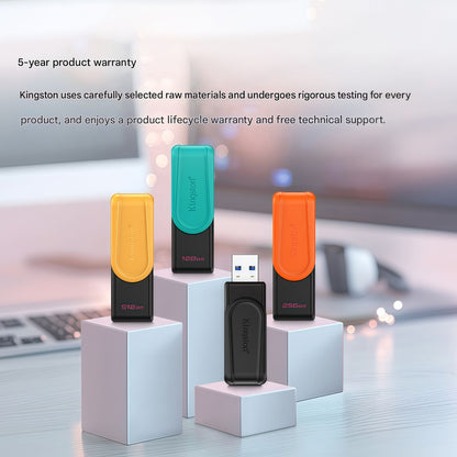 Kingston 128GB USB 3.2 Flash Drive (DTXS) - Colorful and Portable, Suitable for Studying, Office Work, Bidding, and Computer Use