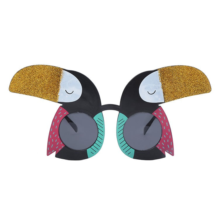 Summer Flamingos, Wine glasses Cosplay Anime Party Glasses Hawaiian Party Dress-up Beach Sunglasses Party Support Wholesale