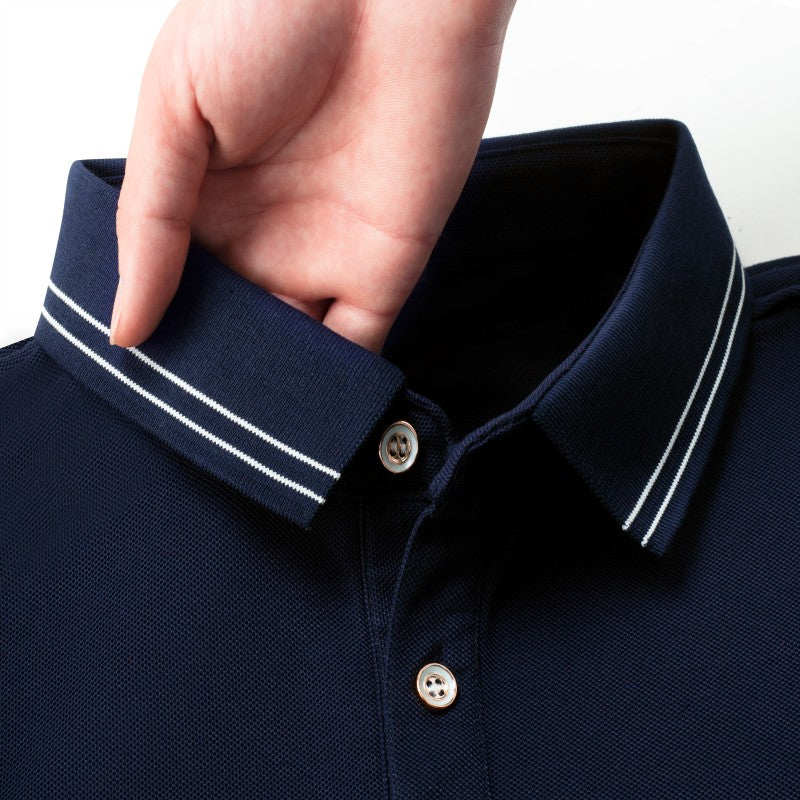 Breathable T-shirt, shirt, polo shirt, customized summer fashion, breathable short sleeved shirt, printed logo, embroidered work