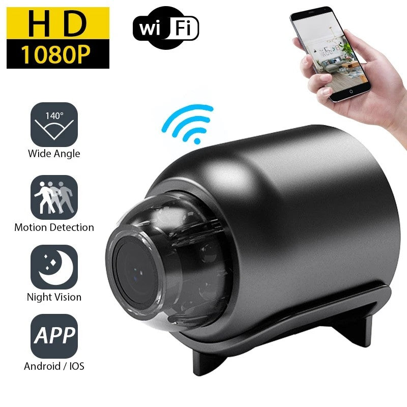New X5 Mini Camera 1080P Clear Night Vision Lightweight Portable Premium Cams Motion Detection Wireless Surveillance Camera