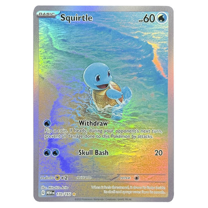 Cartas Proxy de PTCG 151 MEW Alakazam Blastoise Bulbasaur Charmander Squirtle Venusaur Zapdos Charizard Presentes de Cartas TCG JP