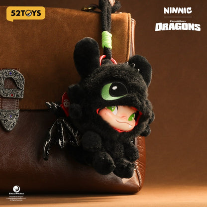 52TOYS NINNIC & TOOTHLESS Pelúcia Edição Limitada, Altura: 17cm/6,7 polegadas