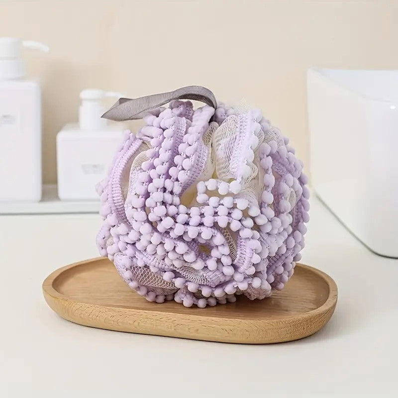 Bathing Flower Foaming Sponge Bubble Wisp for Body Soft Shower Flower Mesh Ball Skin Cleaner Cleaning Tools Bathroom Accessories