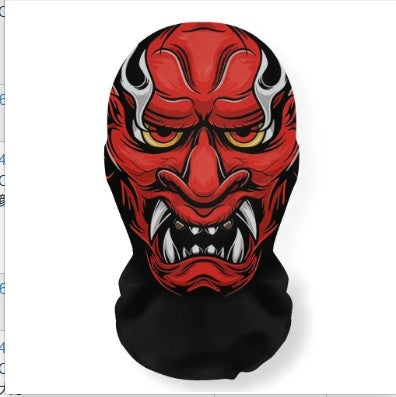 1-Piece 3D Horror Skull Breathable Sun-Proof Headgear Mask, Washable, Prank & Gag Mask