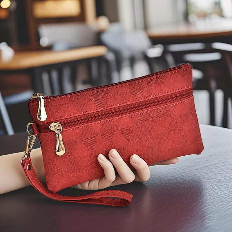 High Quality Fashion Women Large Capacity Wallets Lady Long Big Zipper Purse Female Money Bag Phone Clutch Walet Wristlet?
