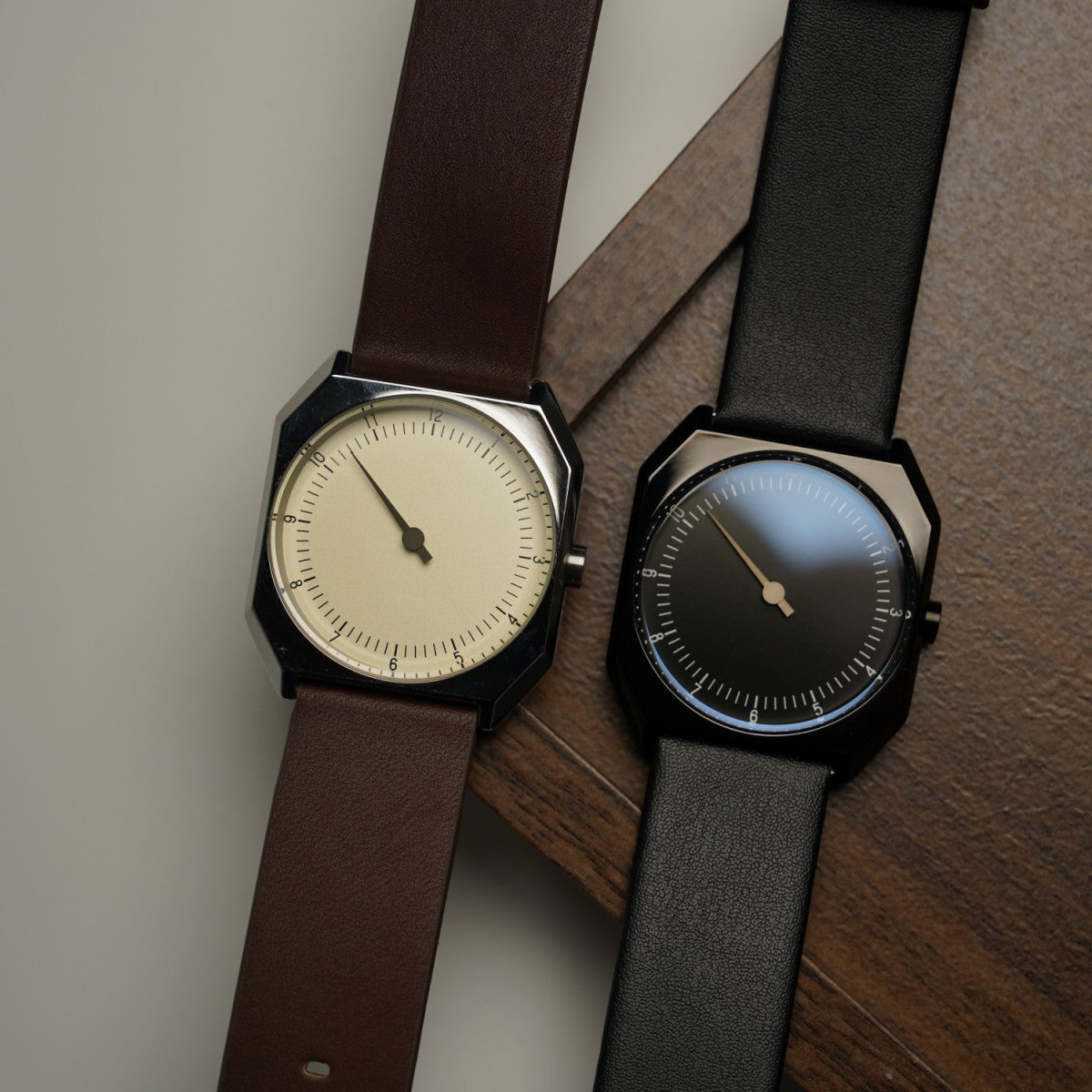 SKU Retro One Pointer Watch for Men - Vintage Style Square Quartz Watch Unique Design Fashion Wristwatch for man men alloy watch