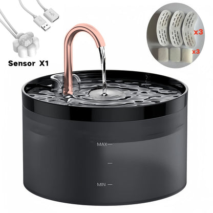 Bebedouro automático para animais de estimação 2,1L Bomba ultra silenciosa torneira para gatos adequado para cães e gatos com sensor USB elétrico