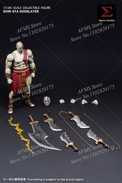 SIGMA STUDIOS Boneco Colecionável 1/12 Godslayer Game Dolls Conjunto Completo Boneco Soldado Masculino de 6 Polegadas Brinquedos Modelo
