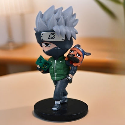 Naruto Kakashi digital Itachi Tsunade modelo de boneca artesanal Enfeites moda desenho animado brinquedo: Sasuke
