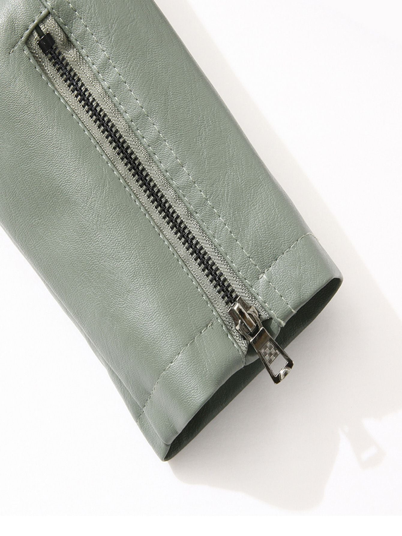 Men's Large Leather Jacket Fashion Collar PU Leather Motorcycle Slimming Cycling Coat New Men Waterproof Leather Jacket