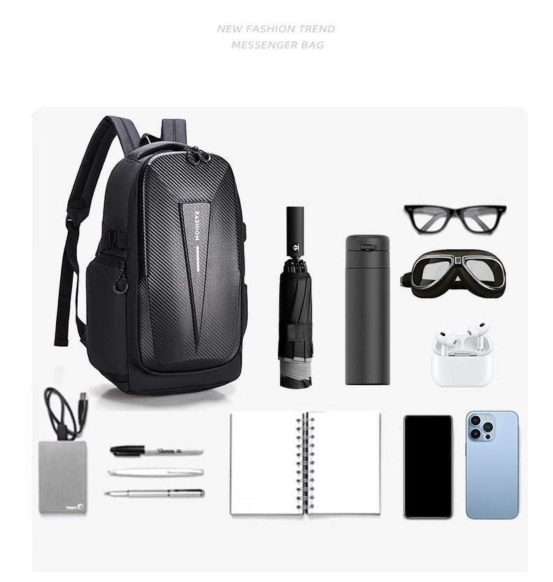 Mochila Rígida Masculina Equipamento de Cavaleiro Esportes ao Ar Livre Bolsa para Motocicleta Mochila para Motocicleta à Prova d'Água Mochila para Computador
