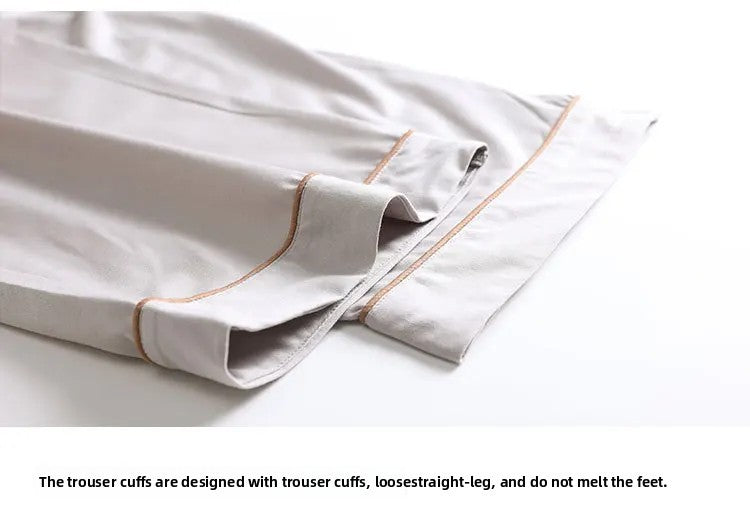 Men's Modal Sleepwear Loose Fit Casual Thin Home Pants Spring Autumn Summer Comfortable Lightweight Men's Drawstring Sweatpants