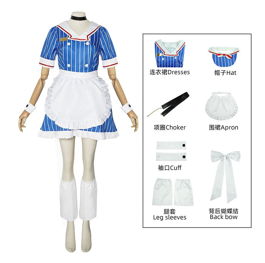 IN STOCK Kasane Teto Mesmerizer Cosplay Costume Adult Carnival Anime Uniform Halloween Party Masquerade Costumes Game