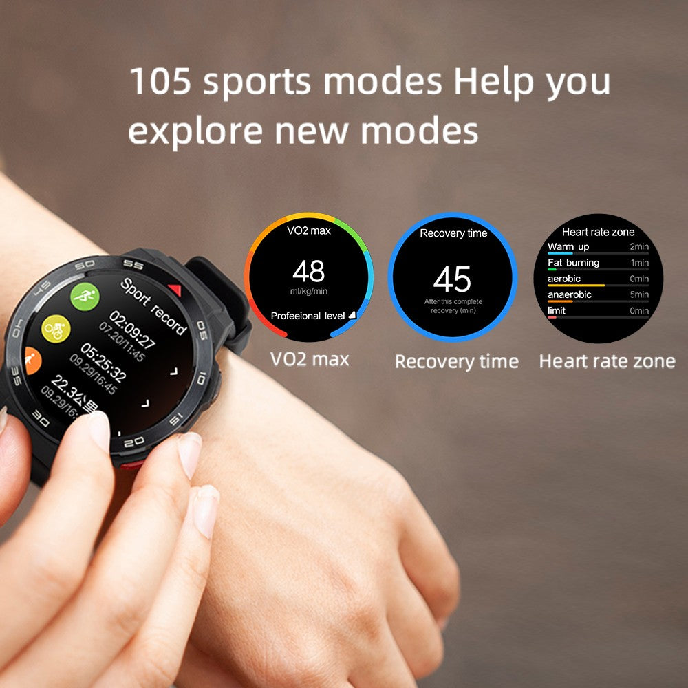 Smartwatch Mibro GS Pro Original Posicionamento GPS 5ATM À Prova D'água Chamada Bluetooth 105 Modos Esportivos Relógio Inteligente Para Homens Mulheres
