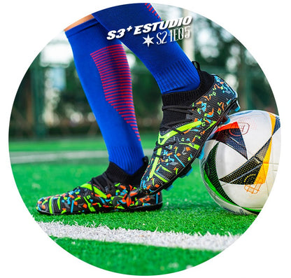 TF/AG Men Football Boots Society Cleats Soccer Shoes Boys Professional Football Field Boots Indoor Fast Non Slip Sneakers Match