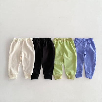 Disney Mickey Children' Tracksuit Cartoon Fashion Loose Baby Girl Boy Long Sleeve Crewneck Hoodies + Pants Two Piece Set Clothes