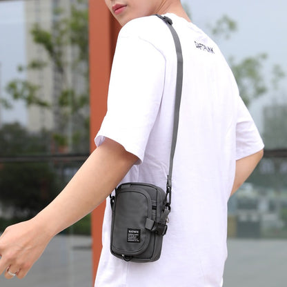 Waist Pack Men's Casual Travel Purse Waterproof Belt Zipper Tactical Outdoor Fanny Pack Phone Pocket Chest Sling Bag