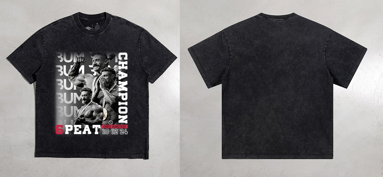 CBUM Workout Tshirt Gym Bodybuilding Men Clothing Oversized Sportwear Cotton US Sized Men Washed T-Shirts