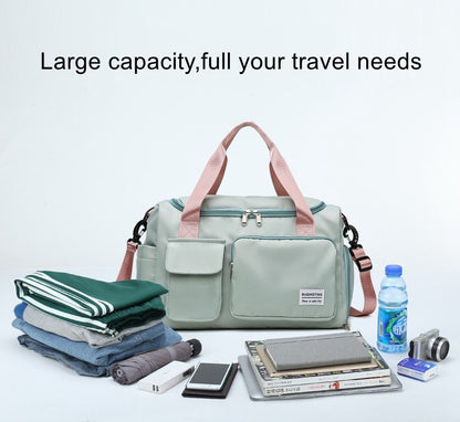 Womne's Travel Bags Handbags Gym Shoulder Bags Oxford Fitness Camping Trekking Bags Hiking Waterproof Outdoor Crossbody Bag