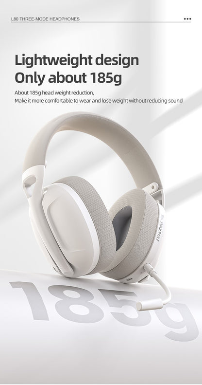 SMAILWOLF L80 Bluetooth wireless wired three-mode gaming headset laptop home lightweight headset with microphone
