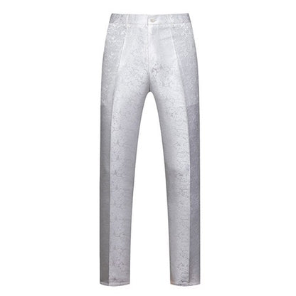 Calça Social Masculina Azul, Calça de Tecido Jacquard, Calça de Terno para Festa de Casamento, Tamanhos Asiáticos M-5GG 6GG, Pantalones Hombre