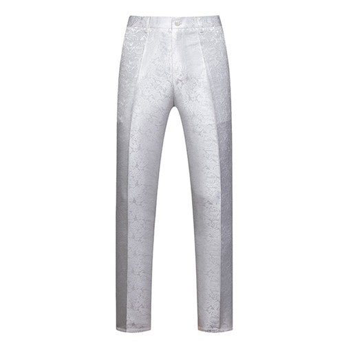Calça Social Masculina Azul, Calça de Tecido Jacquard, Calça de Terno para Festa de Casamento, Tamanhos Asiáticos M-5GG 6GG, Pantalones Hombre