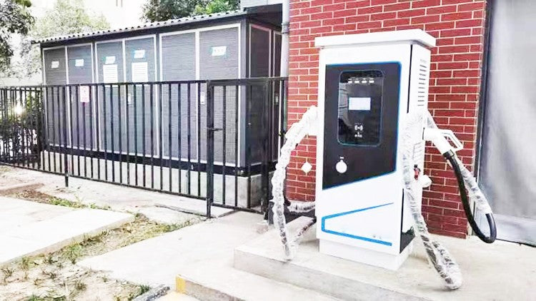 120kw  100kw 220v Floor Mounted DC New Energy EV Solar Fast Pile  Modern Auto Rapid Charging Station for Electric Car