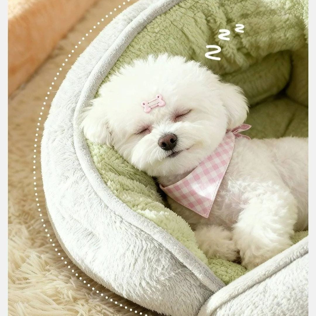 Canil Engrossado Inverno Quente Cama de Segurança Pequeno Cão Teddy Do Que Urso Dormindo Suprimentos para Animais de Estimação para Todas as Estações 2025 Tapete para Cães