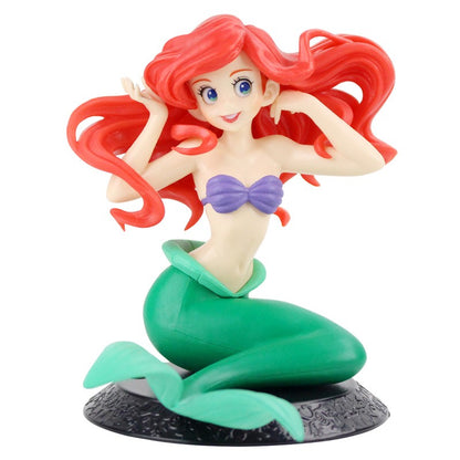 5 estilo Desenho Animado Q Posket Princesa Sereia Pequena Sereia Figura Super Premium Modelo de PVC Brinquedos Colecionáveis Presente para meninas