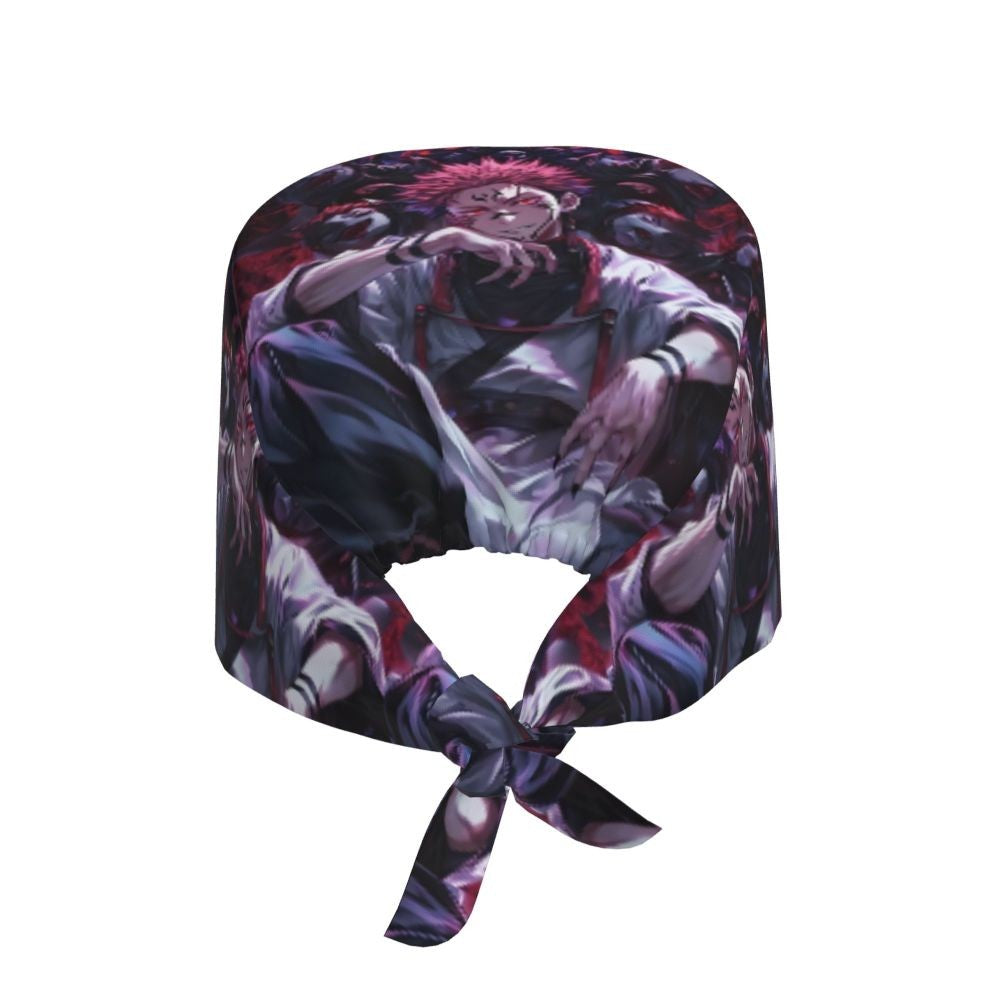 Custom S-Satorues G-Gojoes Cartoon Scrubs Cap Surgical Hats Women Men Skilled Operating Room Cap Operator Hats Lab Works Hat