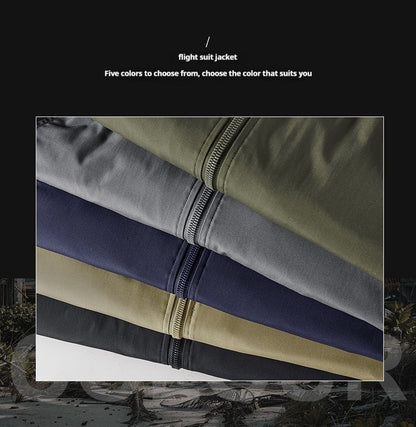 Cotton Flight Jackets for Men Spring and Autumn New Loose Oversized Men's Clothing Baseball Jacket Coats