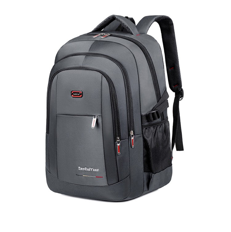 Mochila espaçosa para viagem - alças ajustáveis, fecho de zíper durável, design de cor sólida - perfeita para viagens, negóci