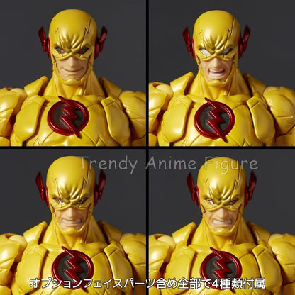 Revoltech Amazing Yamaguchi Flash Action Figure Articulado 17cm Flashpoint Modelo Kaiyodo Flash Bonecos Coleção Brinquedo Presentes de Fim de Ano