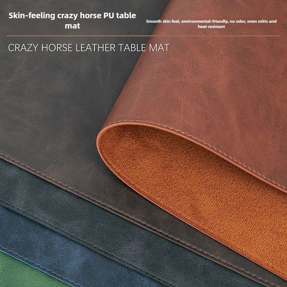 Mouse Pad Impermeável PU Tapete de Mesa Protetor Grande Mousepad Computador Laptop Antiderrapante Fácil de Limpar Tapetes de Teclado
