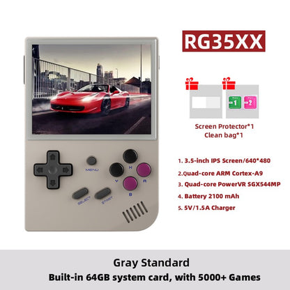 ANBERNIC RG35XX Plus/RG35XX Retro Handheld Game Console 3.5? IPS Screen Linux Portable Video Game Player Support HD-M-I TV Outpu