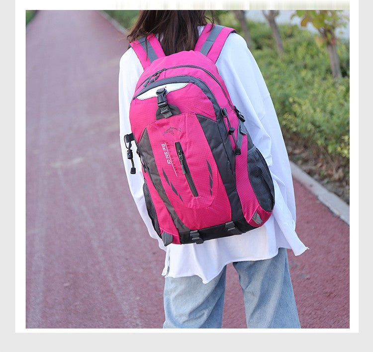 New Camping Backpack 40 Liters Large Capacity Travel Canvas Bag Outdoor Mountaineering Hiking Travel Bag