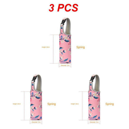 Baby Bottle Cover Portable Water Bottle Case Sleeve Sports Insulation Water Bottle Covers Pouch With Strap Holder Bottle Bag