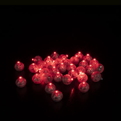 50/100/150/200/300pcs Tumbler Round Ball Light Balloon LED Flash Luminous Lamps Lantern Light for Wedding Party Birthday Decor