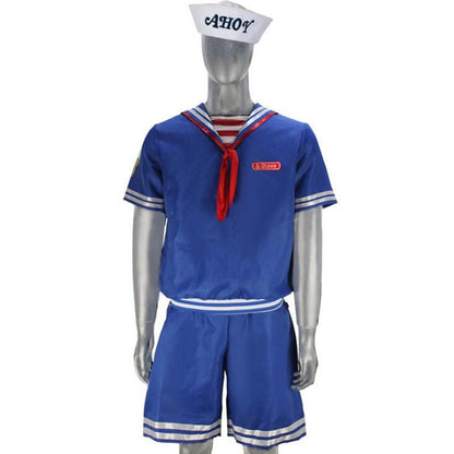2026 new Men&Womens Robin/Steve Scoops Ahoy Costume Cosplay Uniforms Navy Halloween Costume Uniform Fancy Dress