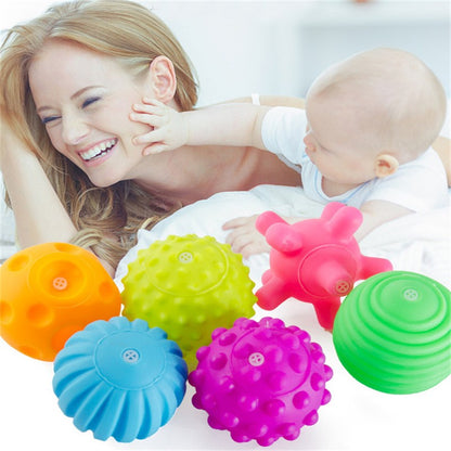 Bolas Sensoriais Brinquedo Para Bebê Chocalhos Brinquedo Com Textura Para As Mãos Toque Agarre Bola De Massagem Para Bebês Desenvolvimento Dos Sentidos Brinquedos Para Bebês De 0 A 12 Meses Jogos