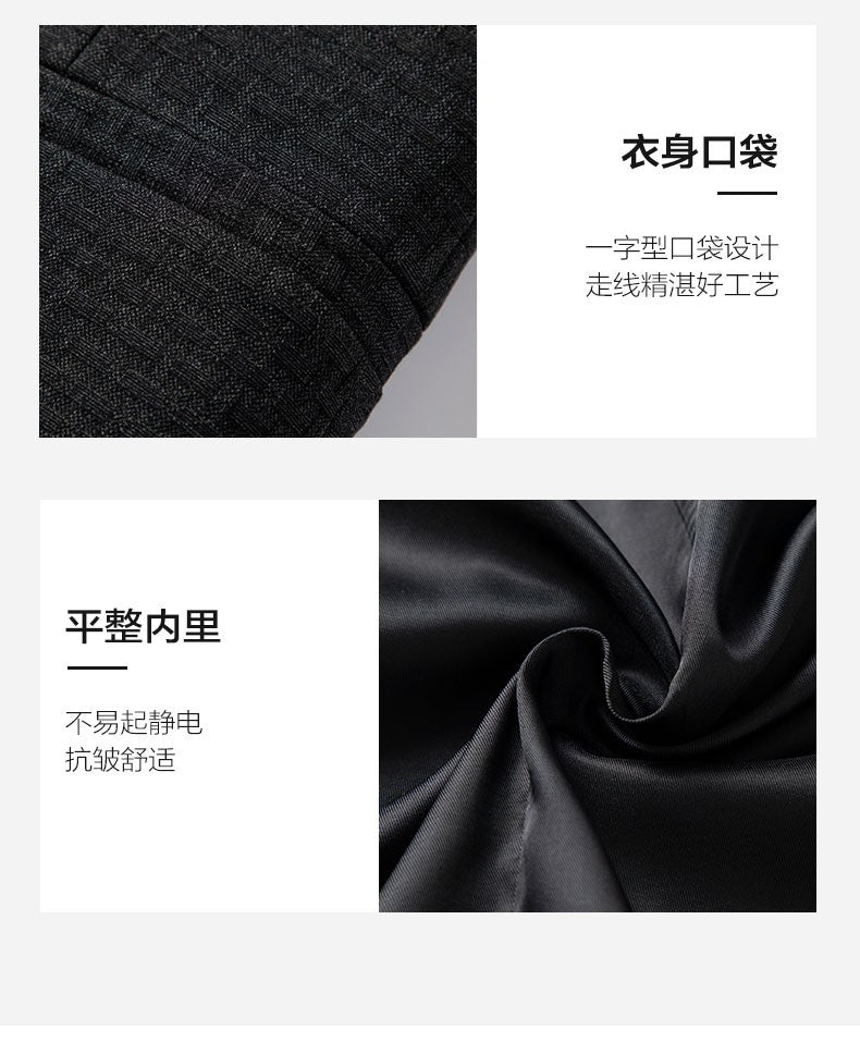 2025 Men's High-End Boutique Wool Suit Casual Business Top Coat Fashion Gentleman Party Four Seasons Elegant Tailored Suit