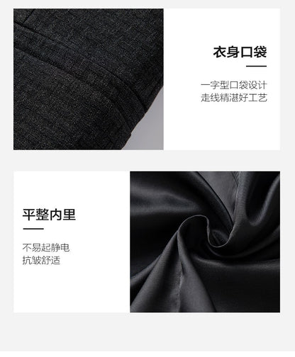 2025 Men's High-End Boutique Wool Suit Casual Business Top Coat Fashion Gentleman Party Four Seasons Elegant Tailored Suit