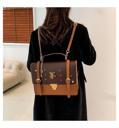 Magic Academy Style Cambridge Bag Handheld Crossbody British Style Postman Bag