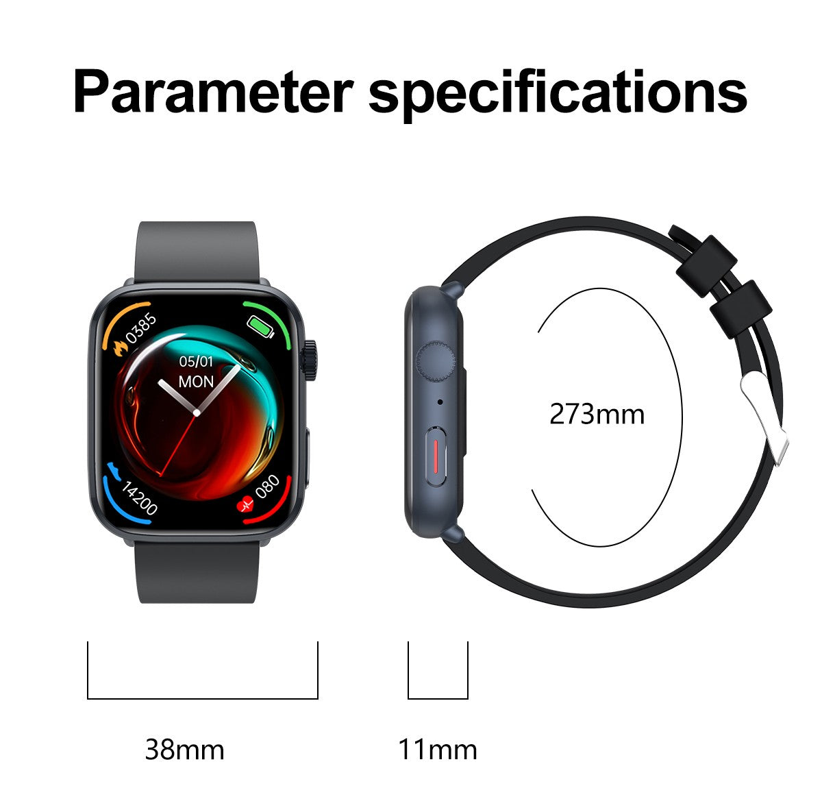Smartwatch Versão Global Masculino Feminino HD AMOLED Display Frequência Cardíaca Chamada Bluetooth Rastreamento GPS Relógios Inteligentes Esportivos à Prova d'Água